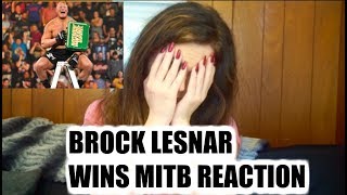 WWE MONEY IN THE BANK 2019 BROCK LESNAR WINS MITB REACTION [upl. by Etnod322]