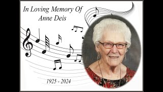 Funeral Mass for Anne Deis [upl. by Nelyk]