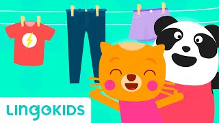 Clothes Names in English 👗👚👖 Songs for Kids and Toddlers  Lingokids [upl. by Inah]