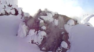 Mt Hood  A big fumarole below the Hogsback  22010 [upl. by Sopher142]