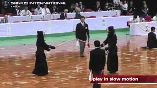 Kendo「剣道」 Ippon on Jodan 03  Kaeshi MEN VID20130714002 [upl. by Einahpats977]