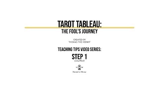 Tarot Tableau Tutorial Step 1 [upl. by Inalaehon768]