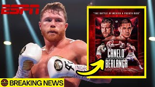 ESPN Confirms Canelo Alvarez vs Edgar Berlanga Sept 14 Benavidez Denied AGAIN [upl. by Yeldnarb]