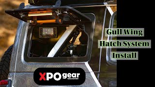 XPOgear GullWing Jeep Wrangler install [upl. by Delahk883]