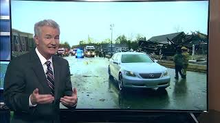 Major damage after tornado strike in Wetumpka [upl. by Artinad]