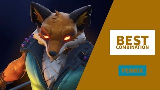 Best Combos  Fennix  Fortnite Skin Review [upl. by Arodal]