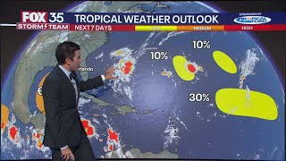 Tropics update 4th tropical disturbance pops up in Atlantic as depression could form next week in G [upl. by Bounds]