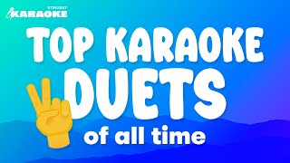 TOP KARAOKE DUETS OF ALL TIME  MUSIC BY ELTON JOHN SONNY amp CHER amp MORE [upl. by Rocky]