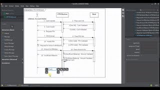 How to Draw Sequence Diagram in StarUML [upl. by Otanutrof]