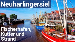 Neuharlingersiel  Zwischen altem Fischerhafen und dem Strand  Ostfriesland [upl. by Tnecniv131]