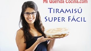 Receta de Tiramisú SIN HORNO  Fácil postre italiano sin queso mascarpone con vainillas [upl. by Claudio886]