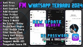 FM WhatsApp Latest Update 2024  FMWhatsApp Terbaru 2024  FM WA Update 2024  FMWA 2024 [upl. by Irrok]