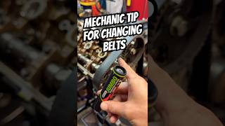 DIY Mechanic Tip For Changing Belts [upl. by Bocoj516]