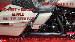 Harley Davidson Roadglide ST Saddle Bag Tip Over Guards Part90202657 harleydavidson roadglide [upl. by Nnayllek86]