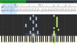 Yann Tiersen  Comptine dun autre été Large Version  Piano Tutorial Synthesia [upl. by Fitts140]