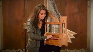 Catalina Vicens  Medieval Portative Organ  Rondeau  C Cooman 2014 [upl. by Lucania207]