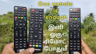 How to pair tv remote with settop box remote  explained in tamil [upl. by Jeffie]