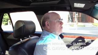 Driving with Low Vision by wearing Bioptic Telescopic Glasses [upl. by Mossberg]