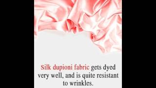 Characteristics and Uses of Silk Dupioni Fabric We Bet You Never Knew [upl. by Aleirbag]