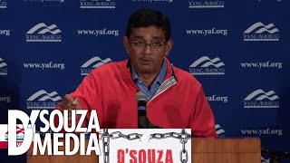 Dinesh DSouza goes UNCHAINED at Trinity University [upl. by Ronile902]