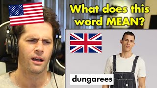 American Reacts to British Words for Clothing [upl. by Eillat]