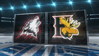 96 RouynNoranda Huskies 4 Halifax Mooseheads 6  20 10 2023 [upl. by Calendra]