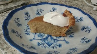 Homemade Flaky Pie Crust w Cushaw Squash Filling [upl. by Ylekalb]