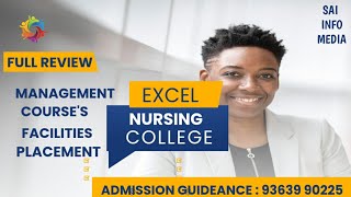 Excel Nursing College course  Facilities  Placement Full details in Tamil nursing neet [upl. by Irrabaj]