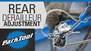 How to Adjust a Rear Derailleur – Limit Screws amp Indexing [upl. by Hackney]