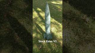 Stock Estes V2 rocket kit What do you think of the paint scheme rocket rocketry shorts [upl. by Nediarb404]