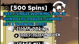 NEW EVERY SINGLE WORKING CODE IN SHINDO LIFE ROBLOX USE QUICK BEFORE EXPIRE  Shinobi Life 2 [upl. by Fernald574]