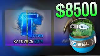 Katowice 2014 Capsule Opening 8500 THE TITAN HOLO DREAM [upl. by Dachy]