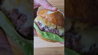 Cheeseburger With Caramelized Onions [upl. by Alaj976]