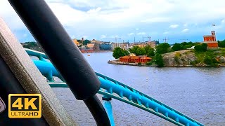 Jetline GrÃ¶na Lund  POV 4K  July 2022  Front Row On Ride Schwarzkopf  Berg och Dalbanan [upl. by Keviv]