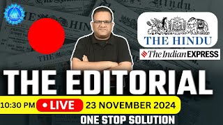 UPSC CSE 2024  The Hindu Editorial Analysis by Ashirwad Sir  23 November 2024  IAS Mantra [upl. by Ysirhc]