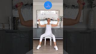 SEATED 1 MIN FULL BODY WORKOUT 1 LB WEIGHTS [upl. by Tingley]