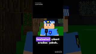 Polis Kerem Komiser i Öldürdü Minecraft Parodileri [upl. by Ahsekim]