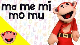 Sílabas ma me mi mo mu  El Mono Silabo  Videos Infantiles  Educación para Niños en Español [upl. by Adnanref]