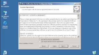 Installing the Altiris Notification Server Configurator [upl. by Nosnaj]