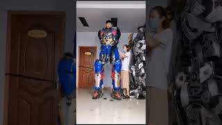 Torang pasukan damai batudaa versi robot Transformers Optimus prime [upl. by Oranneg]