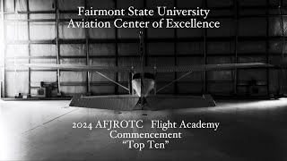 Fairmont State University Aviation Center of Excellence 2024 AFJROTC Flight Academy Commencement [upl. by Juieta]