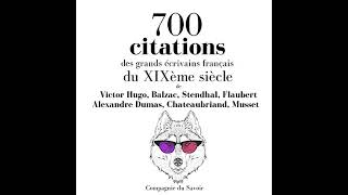 700 citations des grands écrivains français du XIXème siècle Livre Audio [upl. by Sofer338]