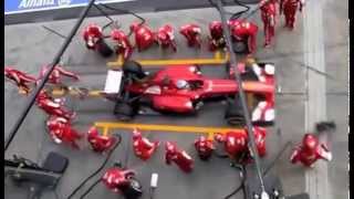 F1 Pit Stops 1950 vs 2013 Quick Changeover  SMED [upl. by Abekam]