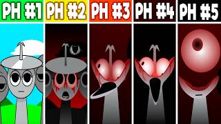 Sprunki Mix Phase 1 VS Phase 2 VS Phase 3 VS Phase 4 VS Phase 5 Incredibox  Sprunki [upl. by Kenward]