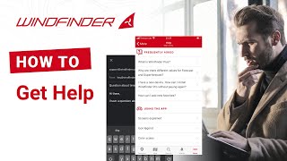 Get Help in your Windfinder App  HowTo  Windfinder App [upl. by Aicillyhp]