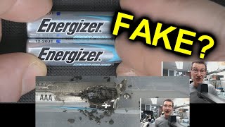 EEVblog 1350  Fake Energizer Batteries [upl. by Tremayne134]