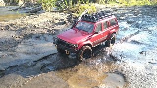 RC ROCHOBBY KATANA LC 80 38 Muddy Run amp Crawling [upl. by Hserus822]