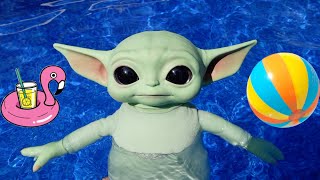 Baby Yoda Packing Travel bag For Vacation Grogu [upl. by Salesin208]