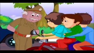 Tintu Mon Comedy  POLICE  Malayalam Animation Cartoon 2017  Tintu Mon Rockzzzz [upl. by Fulbert]