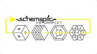 SCHEMAPLIC 8  PROGRAMMATION ET SIMULATION DES MODULES LOGIQUES [upl. by Namaj]